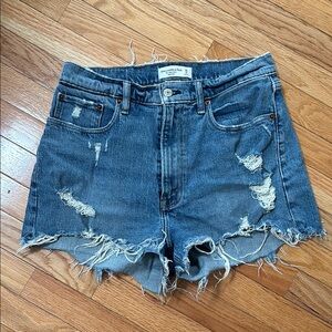 Abercrombie & Fitch The Mom Short High Rise Curve Love 30/10